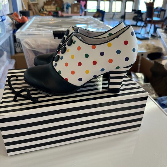 Lola Ramona 40 (Roughtly size 9.5) Shoes Heels New in Box Adorable~! - Picture 7 of 8